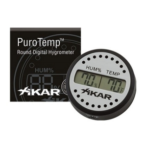 XIKAR PuroTemp Round Digital Hygrometer