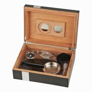 Humidor Set Freeline Carbon