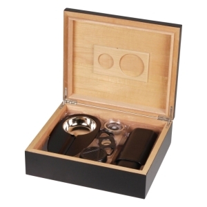 Humidor Set Trinidad Black - Rabatt 33%