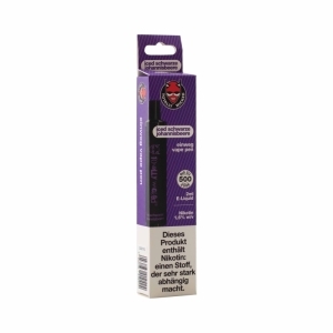 Totally Wicked Vape Pen - Iced Blackcurrant (Schwarze Johannisbeere) 10x1