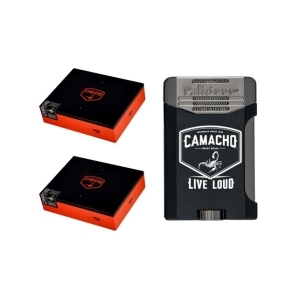   Camacho Corojo Robusto 2x20 inkl. Palio Antares 2-fach Jet Feuerzeug
