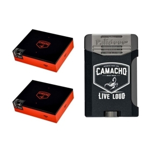   Camacho Corojo Toro 2x20 inkl. Palio Antares 2-fach Jet Feuerzeug