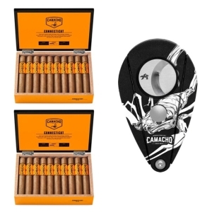 Camacho Connecticut 60/6 Gordo 2x20 inkl. Xikar Doppelcutter