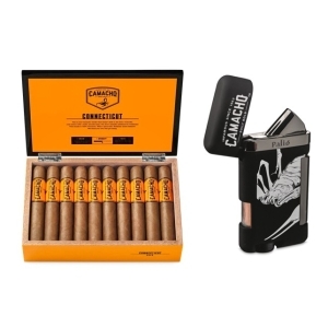 Camacho Connecticut 60/6 Gordo inkl. Palio Lazio Jet-Feuerzeug