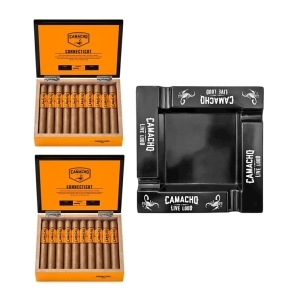 Camacho Connecticut Toro 2x20 inkl. 4er Aschenbecher